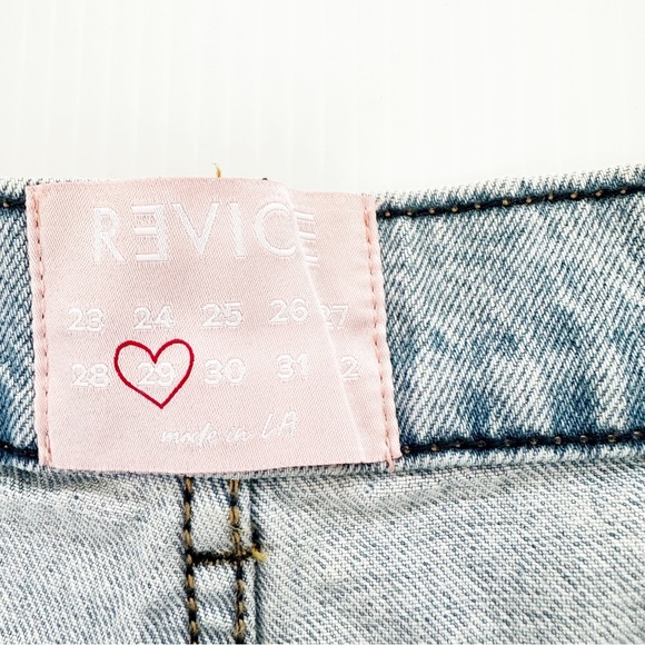 REVICE Malibu Denim Distressed Shorts, 29 - Picture 4 of 10